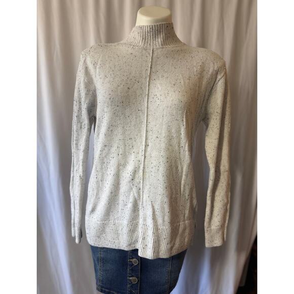 Karen Scott Speckled Mock Neck Sweater - Small - Picture 1 of 8